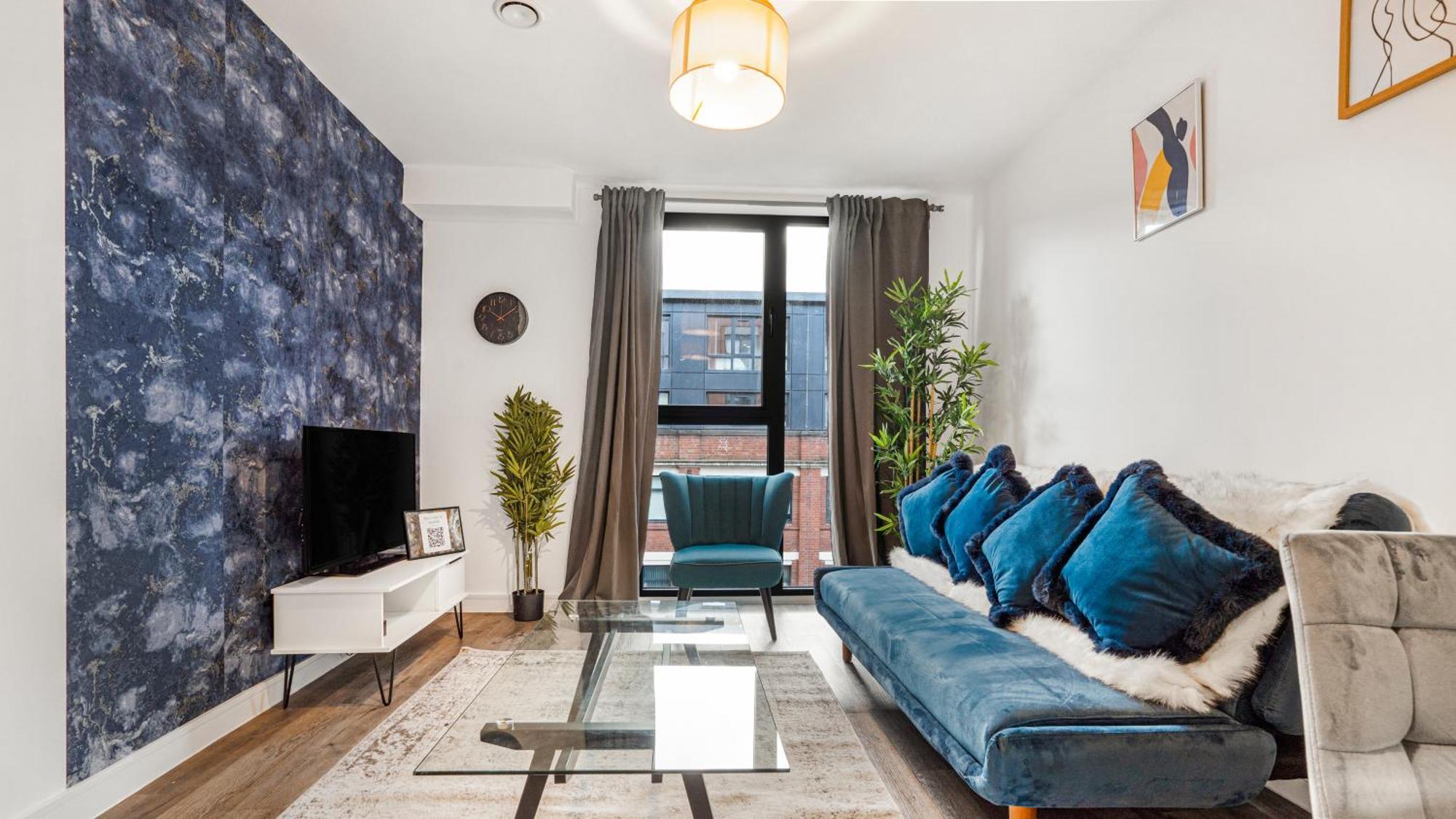 Oceanic Bliss: 2 Bed 2 Bath + Free Park + Netflix Apartment Birmingham Exterior foto