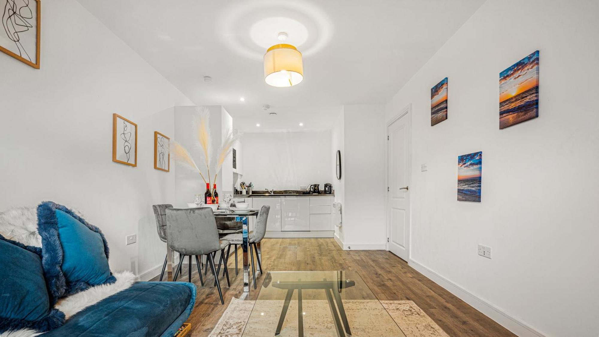 Oceanic Bliss: 2 Bed 2 Bath + Free Park + Netflix Apartment Birmingham Exterior foto